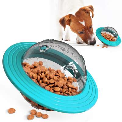 Best Selling Bite Resistance Flying Saucer Dog Toys Food Dispencing Toys